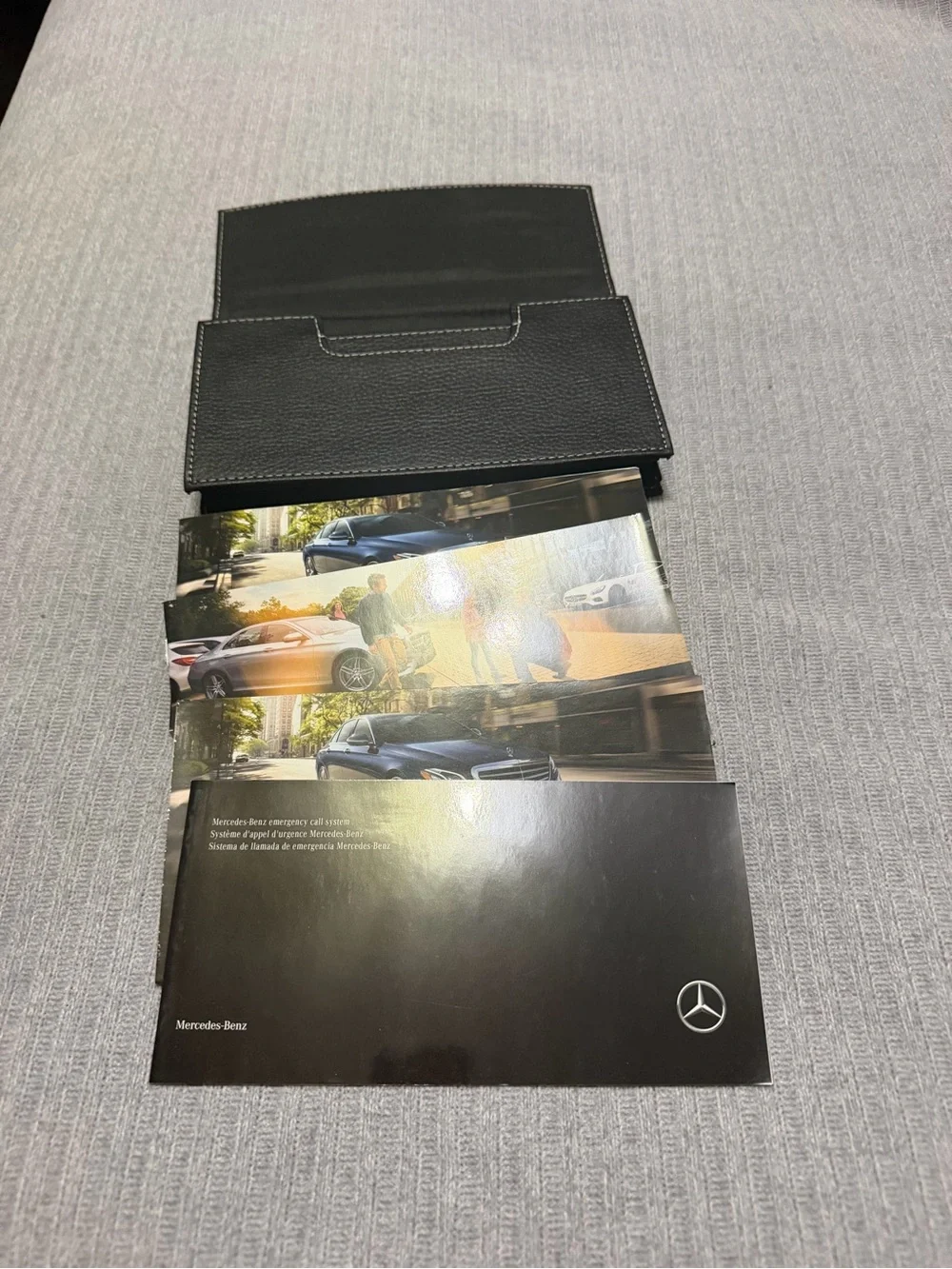 Black Leather Document Holder never used